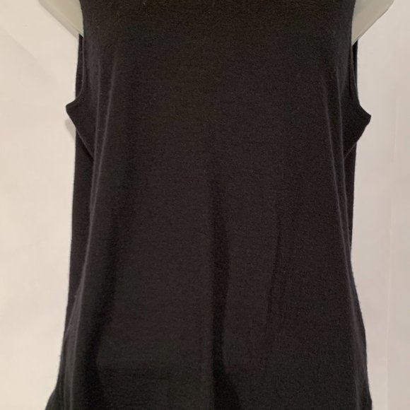 $25 CASHMERE Sleevless Tahari Black Turtle Neck - Picture 2 of 8